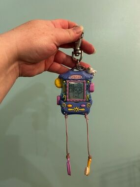 2006 Hasbro Littlest Pet Shop LPS Virtual Pet Digital HUSKY Dog Keychain WORKS